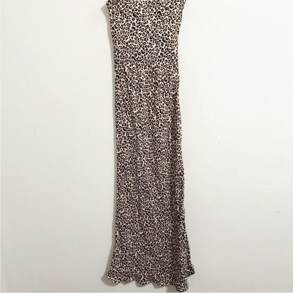 NWT! Anthropologie The Fleur Strapless Satin Maxi Slip Dress - Medium Petite 🐚 - Picture 10 of 10